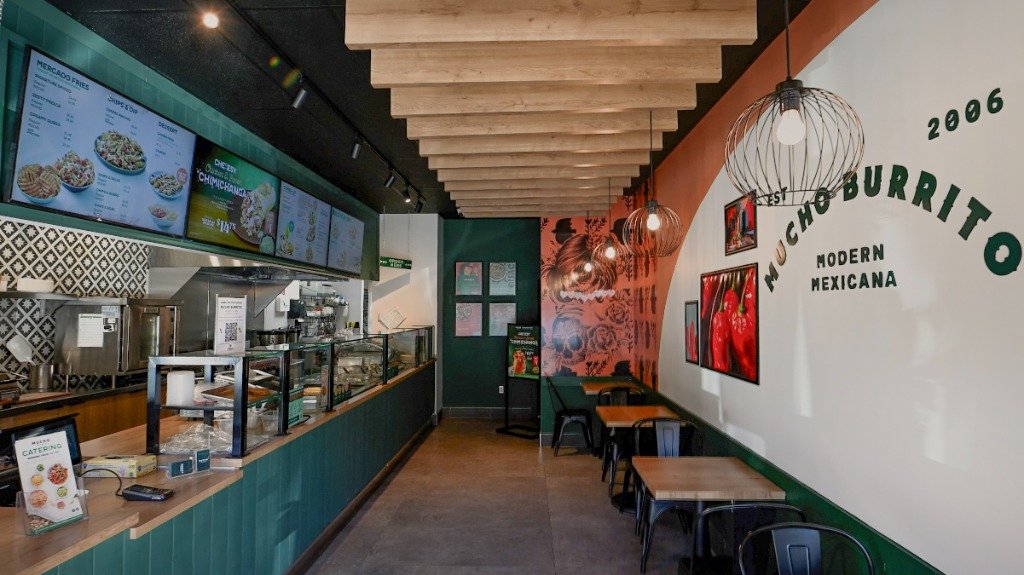 MUCHO BURRITO — SURREY, BC - Service Counter & Kitchen Line completed by SteeLage Construction